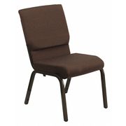 Flash Furniture Fabric Church Chair, Brown XU-CH-60096-BN-GG