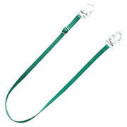 Msa Safety Adjustable Positioning Lanyard, 6 ft., Green 10201456