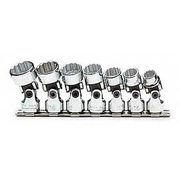 Proto 3/8" Drive Universal Socket Set SAE 7 Pieces 3/8 in to 3/4 in , Full Polish J52102
