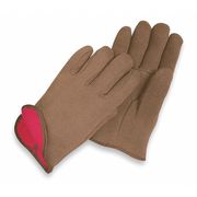 Condor Jersey Gloves, Poly/Cotton, L, Brown, PR 1AD87