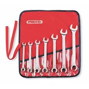 Proto 7 Piece Combination Flare Nut Wrench Set - 6 Point J3700A