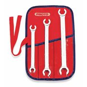 Proto Flare Double End Wrench Set, 3Pieces, 6Pts J3760