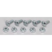 Cablofil Screw And Flange Nut, Electro Zinc, PK50 EZBN1/4EZ