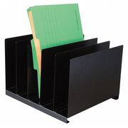 Zoro Select Desk Organizer, Letter, 5 Compartments, Blk 1AYE6