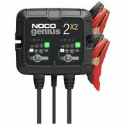Noco Battery Charger, 4 A Input, 6.2 ft L Cable GENIUS2X2
