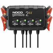 Noco Battery Charger, 8 A Input, 6.2 ft L Cable GENIUS2X4