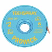 Techspray Pro Wick Yellow #2 Braid - AS 1809-10F