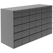 Durham Mfg Drawer Bin Cabinet with Prime Cold Rolled Steel, 33 3/4 in W x 21 in H x 12 1/4 in D 034-95