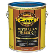 Cabot Stain, Mahogany Flame, Toned Flat, 1 gal. 140.0019459.007