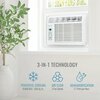 Keystone 8,000 BTU Window-Mounted AC with "Follow Me" LCD Remote Control KSTAW08CE