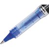 Uni-Ball Rollerball Pen, Stick, Micro 0.5 mm, Blue PK12 69021