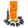 Klein Tools Battery-Operated Cutter/Crimper Kit, 4 Ah BAT207T144H