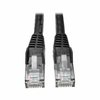 Tripp Lite Cat6 Cable, Snagless, Molded, Black, 25ft N201-025-BK