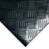 Rubber-Cal "Diamond-Grip" PVC Flooring - 2mm x 4ft x 7ft Rolls - Dark Gray 03-166