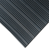 Rubber-Cal "Composite-Rib" Corrugated Rubber Floor Mats - 1/8 in x 4 ft x 10 ft Black Rubber Roll 03-167-CO-P