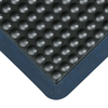 Rubber-Cal "Bubble-Top" Anti-Fatigue Floor Mat - 5/8 in x 2 ft x 3 ft Rubber Floor Mat - Black Borders 03-184