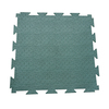 Rubber-Cal "Terra-Flex" Interlocking Rubber Mats - 1/4 x 24 x 24 in - 5 Pk - 2 Sqr/Ft - Green Flooring Tiles 03-188