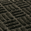 Rubber-Cal "Wellington" Rubber Backed Carpet Doormat - 4 x 6 feet - Brown Polypropylene Mat 03-193