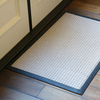 Rubber-Cal "Nottingham" Rubber Backed Carpet Mat - 3 x 5 feet - Charcoal Polypropylene Mat 03-198