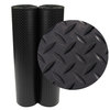 Rubber-Cal "Diamond-Plate" Rubber Flooring Rolls - 3 mm x 4 ft x 9 ft Rolls - Black 03-206-W100