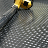 Rubber-Cal "Diamond-Plate" Rubber Flooring Rolls - 3 mm x 4 ft x 8 ft Rolls - Black 03-206-W100