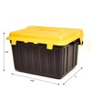Durabilt Attached Lid Container, 23-5/8inLx19inW 0441GRBKYL.02