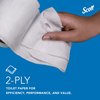 Kimberly-Clark Professional Professional Standard Roll Toilet Paper, 2-Ply Individually wrapped rolls, 550 Sheets/Roll, 80 Rolls 04460