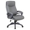 Boss Leather Executive Chair, Loop, Grey B8661-GY