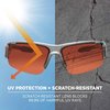 Skullerz By Ergodyne Polarized Safety Glasses, Copper Scratch-Resistant DAGR-PZ