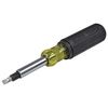 Klein Tools Phillips, Slotted, Square, Hex Bit 7 3/4 in, Drive Size: 1/4 in, 5/16 in, 3/8 in , Num. of pieces:7 32557