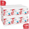 Kimberly-Clark Professional Dry Wipe, L30 1/4 Fold, Mod Absorb, Double Recreped (DRC), 90 Wipes, 12 x 12 1/2 in, White, 12 Pk 05812