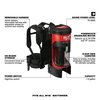 Milwaukee Tool M18 FUEL Cordless Backpack Kit, 3-in-1, Bagless 1 gal Cap, 55 cfm, 15.2 lb Wt, 76 dB Sound Level 0885-21HD