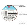 3M Elec Tape, 60 ft Lx3/4 in W, 6 mil, Brown 165BR4A