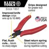 Klein Tools 5 in Diagonal Cutting Plier Flush Cut Narrow Nose Uninsulated D275-5