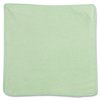 Rubbermaid Commercial Microfiber Cloth Wipe 16" x 16", Green, 24PK 1820582