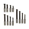 Hhip 3 Piece Boring Tool Set With 3" Head R8 Shank & 3/4" Boring Bar Set 1001-0107