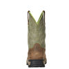 Ariat Size 10 Men's Western Boot Composite Work Boot, Brown/Green 10021486
