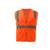 Gss Safety Standard Class 3 Mesh Zipper Safety Vest 1002-4XL