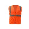 Gss Safety Standard Class 3 Mesh Zipper Safety Vest 1002-6XL