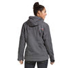 Ariat Womens FR Stretch Canvas Jacket, Gray, L 10032844
