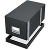 Bankers Box 13.88" W Bankers Box Metal Base, Letter, Black, Black 12602