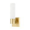 Livex Lighting Aero 1 Light Satin Brass ADA Wall Sconce 10101-12