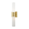 Livex Lighting Aero 2 Light Satin Brass ADA Bath Vanity 10102-12