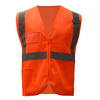 Gss Safety Standard Class 2 Mesh Zipper Safety Vest 1010-2XL/3XL