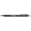 Universal One Comfort Grip Retrctble Pen, Blk, Fine, PK12 UNV15520