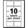 Avery Dennison Label, 1"X1.5", White, PK500 05434