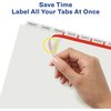 Avery Dennison Label Dividers, 8 Tab, PK25 11447