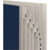 Zoro Select Navy Blue Desk Folder, A-Z 89282