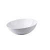 Tablecraft Round Melamine Bowl, 20 quart, White 10186W