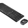 Logitech Wireless Combo, Keyboard/Mouse, Black 920-004536